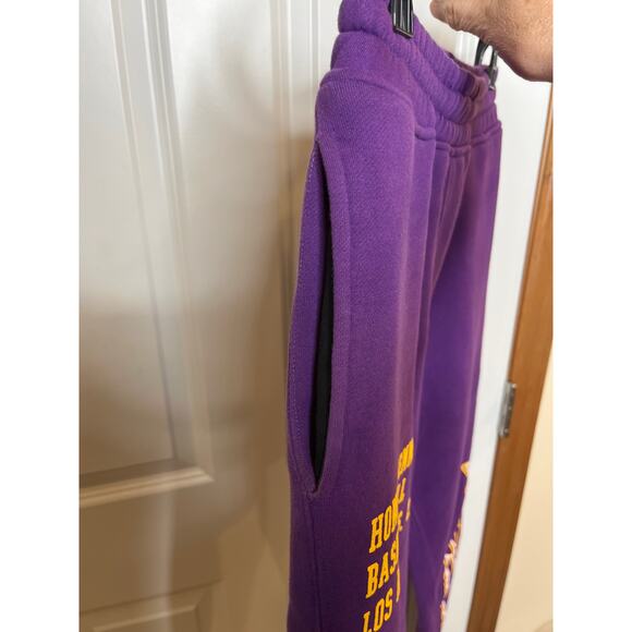 Homme + Femme Men Purple California Basketball Sweatpants Small - Picture 4 of 9